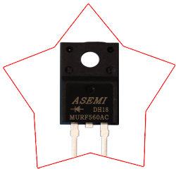 ASEMI快恢復二極管MURF560AC